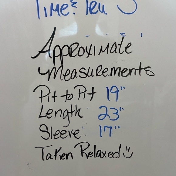 Time and Tru size small black gray white checkered 3/4 length sleeve casual - Picture 8 of 8